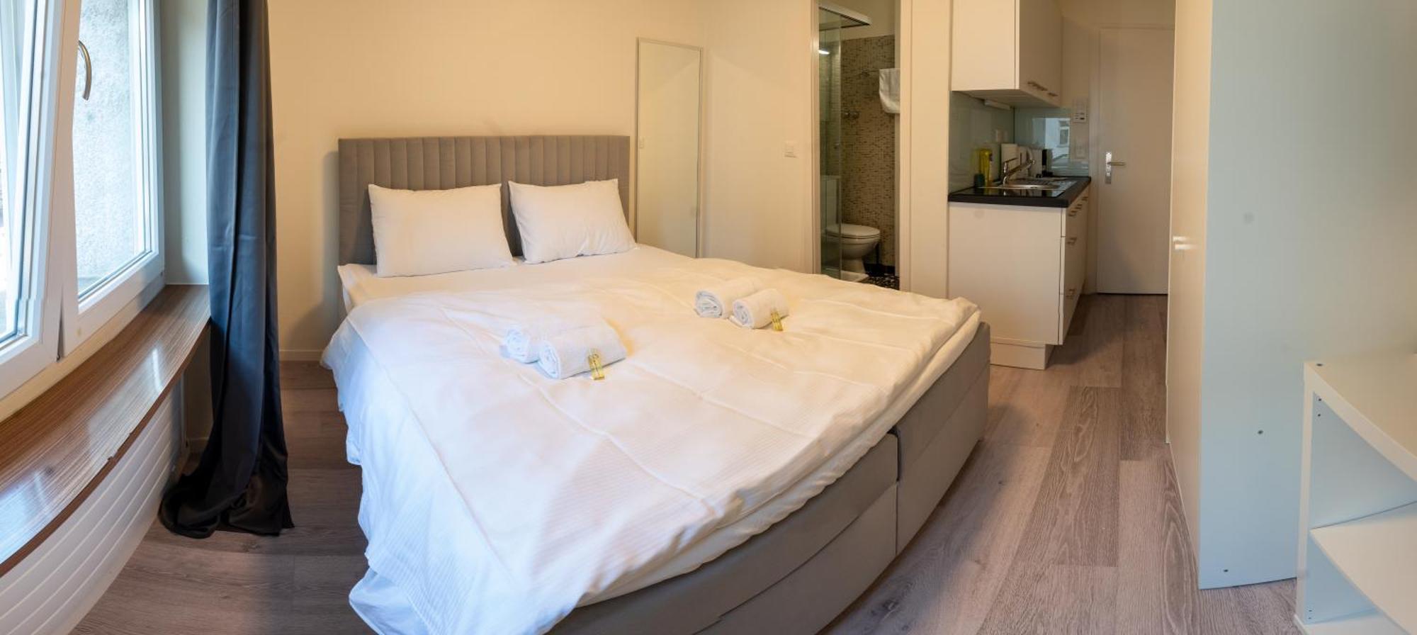 Urban Oasis With Queen Bed And View Be-13 Zurique
